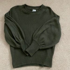 NSF puff sleeve pullover sweater